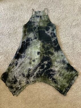Green Tie Dye Dress